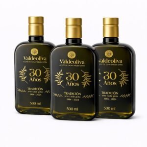 Pack 3 x 500 mL Aceite de Oliva Virgen Extra Picual - Botella de Cristal